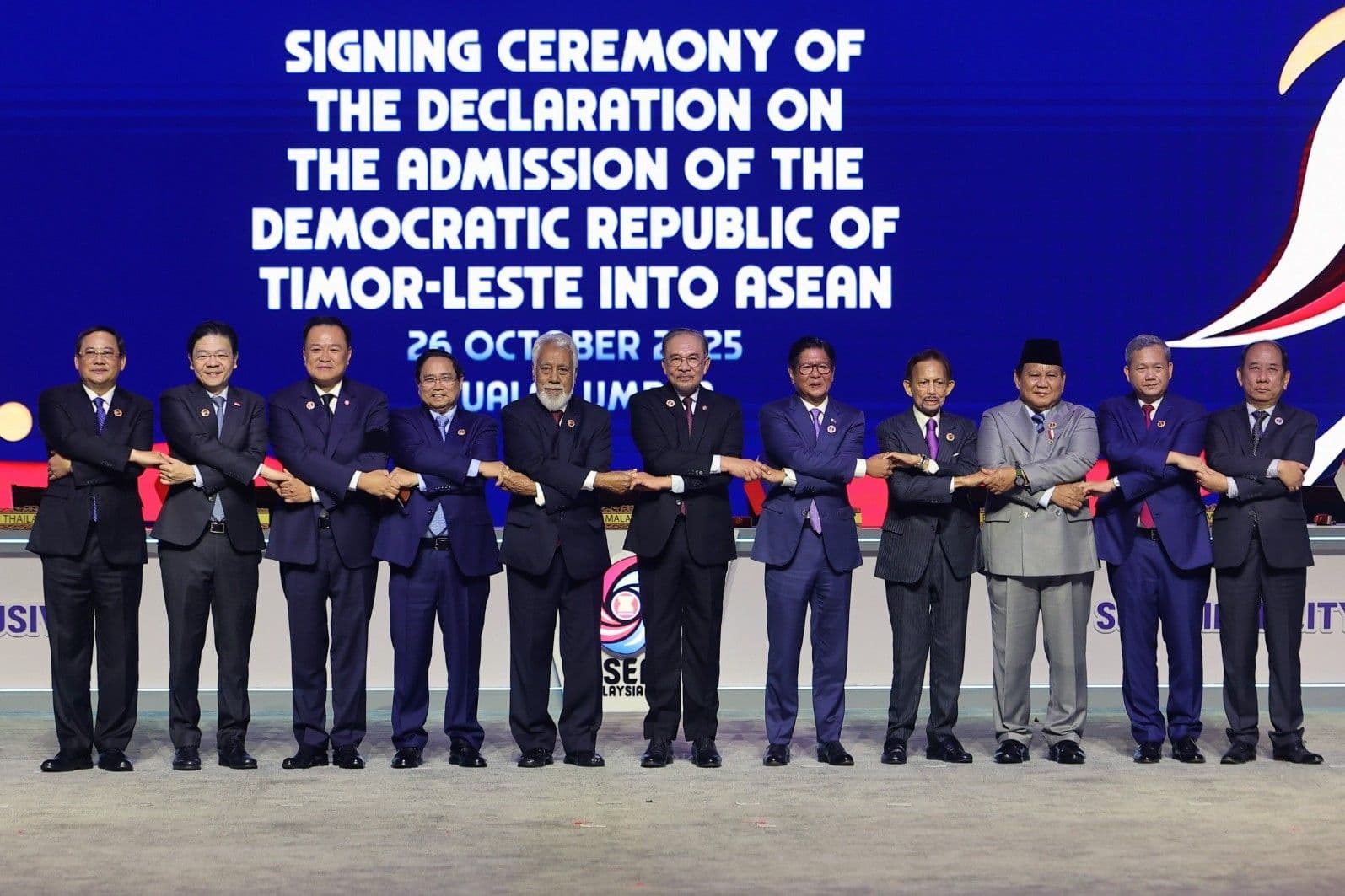 KTT ASEAN ke-47: Masuknya Timor Leste dan Penandatanganan Kuala Lumpur Peace Accord